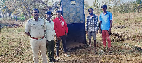  ಚಿರತೆ ಸೆರೆಗೆ ಬೋನ್ ಇಟ್ಟ ಅರಣ್ಯ ಇಲಾಖೆ