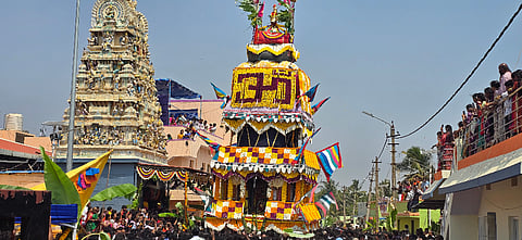  ತ್ಯಾಮಗೊಂಡ್ಲು ಹೋಬಳಿಯ ತಡಸೀಟ್ಟ  ಗ್ರಾಮದ ಶ್ರೀ ಲಕ್ಷಿ$್ಮನರಸಿಂಹಸ್ವಾಮಿ ಬ್ರಹ್ಮ ರಥೋತ್ಸವ ವಿಜೃಂಭಣೆಯಿಂದ ನೆರವೇರಿತು.