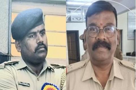 ಲೋಕಾಯುಕ್ತ ಬಲೆಗೆ ಸಿಕ್ಕಿ ಬಿದ್ದ ಎಸ್ ಐ ಶರಣಪ್ಪ ಹಾಗೂ ಎಎಸ್ ಐ ವೆಂಕಟೇಶಪ್ಪ