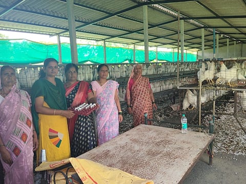 ಬೈಲಹೊಂಗಲ ತಾಲೂಕಿನ ತಿಗಡಿ ಗ್ರಾಮದ ಸರ್ಕಾರಿ ಶಾಲಾ ಮಕ್ಕಳಿಗೆ ತಾಜಾ ಮೊಟ್ಟೆ ವಿತರಿಸುವ  ಯೋಜನೆ ಶನಿವಾರ ಚಾಲನೆ ದೊರೆಯಿತು.