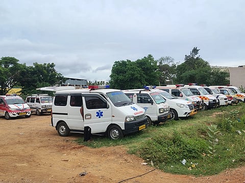 Haveri, District Hospital, Pacients, Ambulance, Problem, 