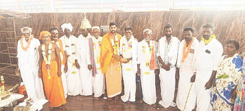 The festival of Siddhaiah God is complete.