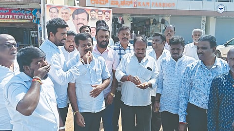 ನರಸಾಪುರಕ್ಕೆ ಠಾಣೆ ಘೋಷಣೆ ಕೈ ಸಂಭ್ರಮಾಚರಣೆ police station