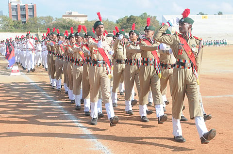 ಬನ್ನಿಮಂಟಪದ ಪಂಜಿನ ಕವಾಯತು ಮೈದಾನದಲ್ಲಿ 77ನೇ ಗಣರಾಜ್ಯೋತ್ಸವ 