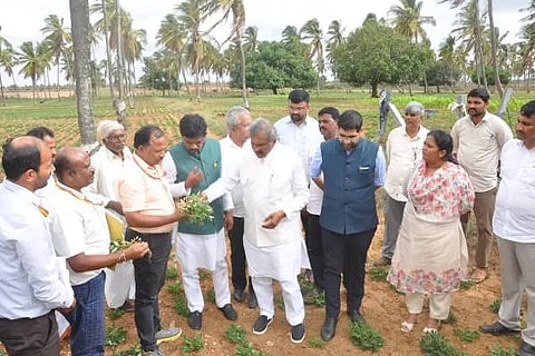 ಚಿಕ್ಕಮಗಳೂರು ಜಿಲ್ಲೆ ಅಜ್ಜಂಪುರ ಹಾಗೂ ಕಡೂರು ತಾಲೂಕುಗಳಲ್ಲಿ ಜಿಲ್ಲಾ ಉಸ್ತುವಾರಿ ಸಚಿವ ಕೆ.ಜೆ.ಜಾರ್ಜ್‌ ಬರ ಪರಿಶೀಲನೆ ನಡೆಸಿದರು.