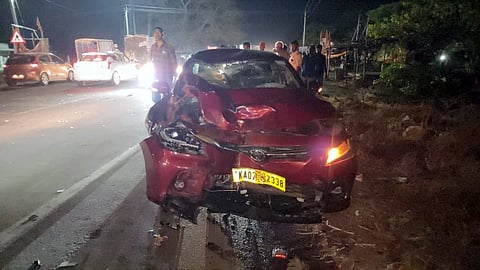 Three seriously injured in accident