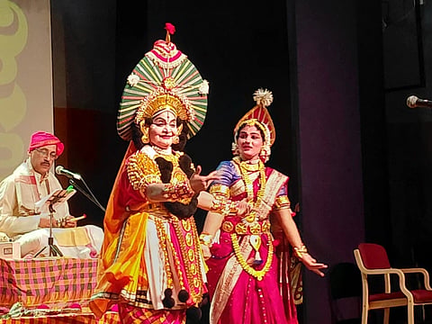 ಬೆಳಗಾವಿಯಲ್ಲಿ ನಡೆದ ಯಕ್ಷಗಾನದ ದೃಶ್ಯ. 