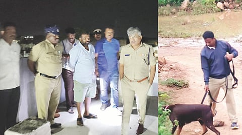 ಕನಕಗಿರಿಯಲ್ಲಿ ಮಹಿಳೆಯನ್ನು ಸುಟ್ಟ ಸ್ಥಳಕ್ಕೆ ಎಸ್ಪಿ ಡಾ.ರಾಮ್ ಎಲ್.ಅರಸಿದ್ದಿ ಭೇಟಿ ನೀಡಿ ಪರಿಶೀಲಿಸಿದರು. ಆರೋಪಿಗಳ ಚಲನ ವಲನ ಗುರುತಿಗಾಗಿ ಶ್ವಾನ ದಳ ಕಾರ್ಯಾಚರಣೆ ನಡೆಸಿತು.