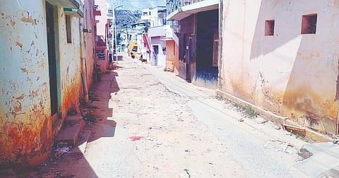 Demand for repair of potholes on roads
