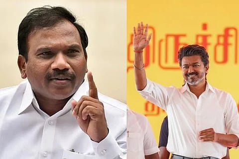 ವಾಟ್ ಬ್ರೋ.. ಏನಿದು ಬ್ರೋ?: ಸಿಎಂ ವಿಜಯ್ ಕಾಲೆಳೆದ ಸಂಸದ ಎ. ರಾಜಾ! ಮಾಧ್ಯಮಗಳಿಗೆ ಹೆದರಿ ಓಡಿ ಬಂದ್ರಿ ಎಂದು ತೀವ್ರ ವಾಗ್ದಾಳಿ!