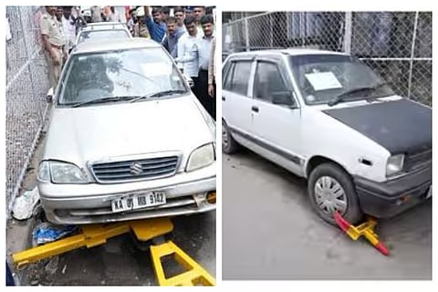 Abandoned Vehicle  bengaluru GBA Action