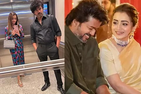 ನಟ ವಿಜಯ್​ ಹಾಗೂ ನಟಿ ತ್ರಿಷಾ ( Actress Trisha )