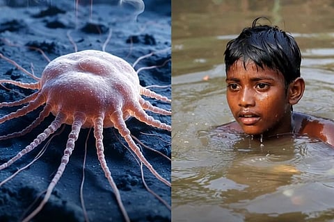 ಕಾಲುವೆಯಲ್ಲಿ ಸ್ನಾನ ಮಾಡಿದ ಬಾಲಕನಿಗೆ ವಿಪರೀತ ಜ್ವರ: ವೈದ್ಯರು ಪರೀಕ್ಷಿಸಿದಾಗ ಕಾದಿತ್ತು ಶಾಕಿಂಗ್​ ಸಂಗತಿ! Amoebic Encephalitis   