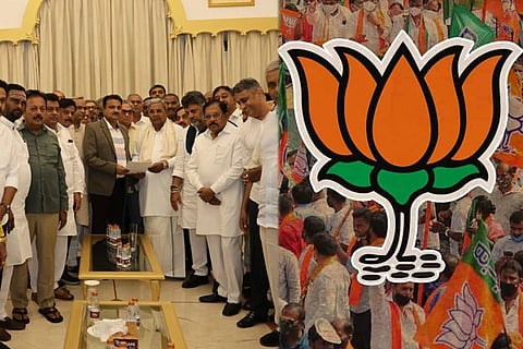 ಕಲೆಕ್ಷನ್‌, ಕರಪ್ಷನ್‌, ಕಮಿಷನ್‌ನಲ್ಲಿಯೇ 3 ವರ್ಷ ದೂಡಿ ಈಗ ರಾಜೀನಾಮೆ ಎಂಬ ಅಲ್ಪ ವಿರಾಮ: ಕಾಂಗ್ರೆಸ್​ ವಿರುದ್ಧ ಬಿಜೆಪಿ ವಾಗ್ದಾಳಿ! BJP Attack On Congress  