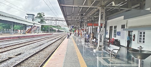 ಬಿ.ಸಿ.ರೋಡಿನ ರೈಲು ನಿಲ್ದಾಣ.