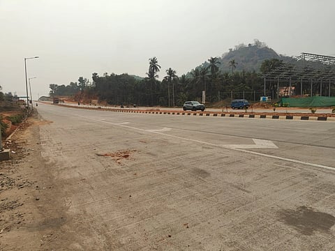  ಮೆಲ್ಕಾರ್‌ನ ಬೋಳಂಗಡಿ ಬಳಿ ನಿರ್ವಾಣಗೊಂಡ ಚತುಷ್ಪಥ ಹೆದ್ದಾರಿ.
