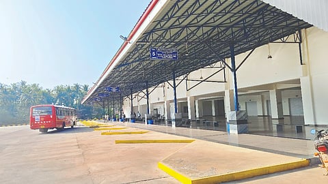 ಬೈಂದೂರಿನ ಕೆಎಸ್‌ಆರ್‌ಟಿಸಿ ಬಸ್ ನಿಲ್ದಾಣದ ಒಳನೋಟ