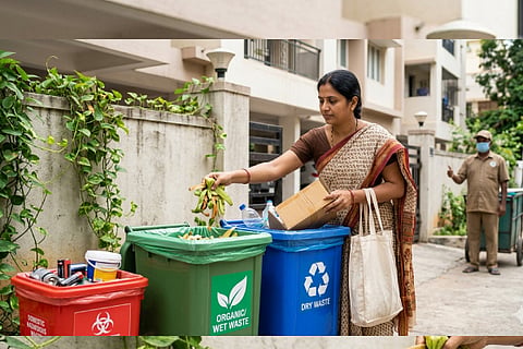 Bengaluru Waste Segregation Fine(AI Image))
