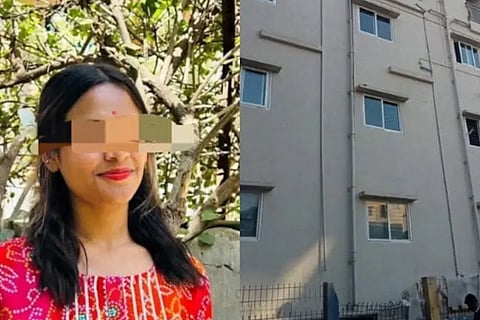ಪೊಲೀಸರಿಂದ ಎಸ್ಕೇಪ್​ ಆಗಲು ಹೋಗಿ ಹೋಟೆಲ್​ ಬಾಲ್ಕನಿಯಿಂದ ಬಿದ್ದ ಯುವತಿ