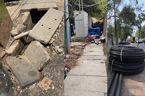 Bengaluru footpath issues