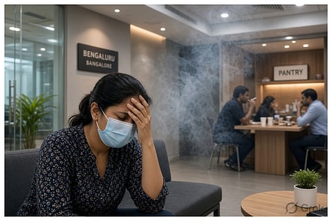 Bengaluru woman quits job over cigarette smoke in office