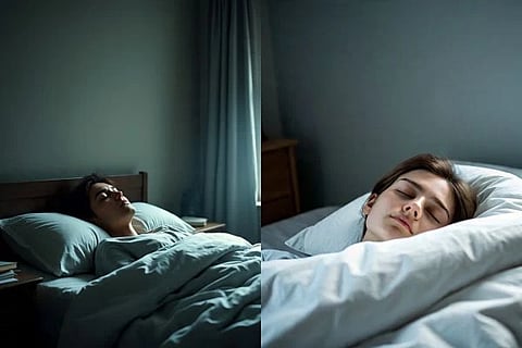 ನಿದ್ರೆ Sleeping ಎಐ ಜನರೇಟೆಡ್​ ಇಮೇಜ್​  AI generated image