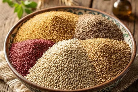 ಧಾನ್ಯಗಳು Grains ಸಾಂದರ್ಭಿಕ ಚಿತ್ರ