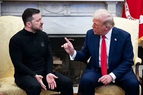 Volodymyr Zelensky |  ಯುಕ್ರೇನ್ ಅಧ್ಯಕ್ಷ ವೊಲೊಡಿಮಿರ್ ಝೆಲೆನ್ಸ್ಕಿಮತ್ತು ಅಮೆರಿಕ ಅಧ್ಯಕ್ಷ ಡೊನಾಲ್ಡ್​ ಟ್ರಂಪ್​