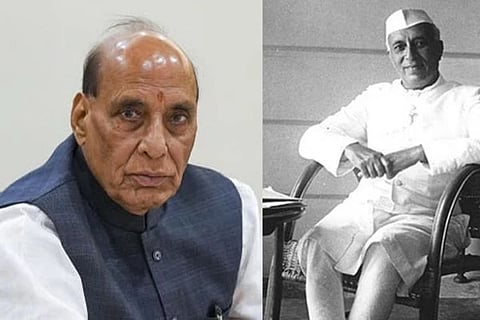 Rajnath Singh | ರಕ್ಷಣಾ ಸಚಿವ ರಾಜನಾಥ್ ಸಿಂಗ್ ಮತ್ತು ಮಾಜಿ ಪ್ರಧಾನಿ ಜವಾಹರಲಾಲ್ ನೆಹರು