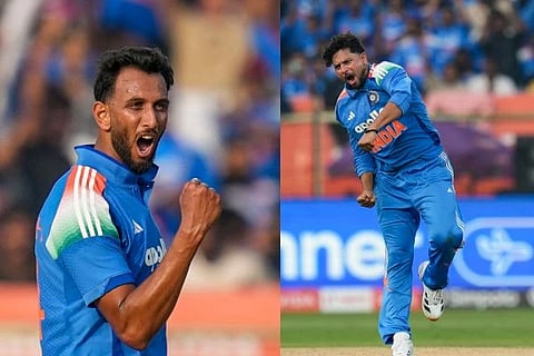 India vs South Africa | ಭಾರತದ ಬೌಲರ್​ಗಳಾದ ಕುಲದೀಪ್ ಯಾದವ್ ಮತ್ತು ಪ್ರಸಿದ್ಧ್ ಕೃಷ್ಣ ವಿಕೆಟ್​ ಕಿತ್ತಿ ಸಂಭ್ರಮಿಸಿದ ಕ್ಷಣ