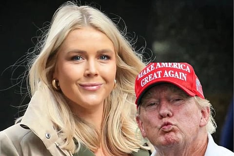 Donald Trump | ಅಮೆರಿಕ ಅಧ್ಯಕ್ಷ ಡೊನಾಲ್ಡ್​ ಟ್ರಂಪ್​ ಮತ್ತು ಪತ್ರಿಕಾ ಕಾರ್ಯದರ್ಶಿ ಕರೋಲಿನ್ ಲೀವಿಟ್​