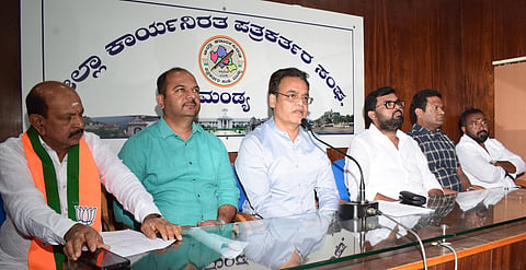 ಮಂಡ್ಯದಲ್ಲಿ ಆಯೋಜಿಸಿದ್ದ ಸುದ್ದಿಗೋಷ್ಠಿಯಲ್ಲಿ ಮಾಜಿ ಡಿಸಿಎಂ ಡಾ.ಸಿ.ಎನ್.ಅಶ್ವತ್ಥನಾರಾಯಣ ಮಾತನಾಡಿದರು.