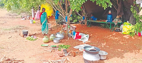 ಚಳ್ಳಕೆರೆ ತಾಲೂಕಿನ ರಂಗವ್ವನಹಳ್ಳಿ ಗ್ರಾಮಸ್ಥರು ಸಮೃದ್ಧ ಮಳೆ, ಬೆಳೆಯಾಗಲಿ ಎನ್ನುವ ಸಂಕಲ್ಪದೊಂದಿಗೆ ಭಾನುವಾರ ಹೊರಬೀಡು ಆಚರಿಸಿದರು. Celebration