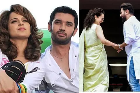 ಕಂಗನಾ ಜೊತೆಗಿನ  ಚಿರಾಗ್​ ಪಾಸ್ವಾನ್​ ಚಿತ್ರ