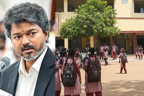 ತಮಿಳುನಾಡು ಶಾಲೆಗಳಲ್ಲಿ ಇನ್ಮುಂದೆ ರಾಜಕೀಯ ಬ್ಯಾನ್​: ರಾಜಕಾರಣಿ, ಕಾರ್ಯಕರ್ತರು, ಖಾಸಗಿ ವ್ಯಕ್ತಿಗಳಿಗೆ ನೋ ಎಂಟ್ರಿ! CM Vijay
