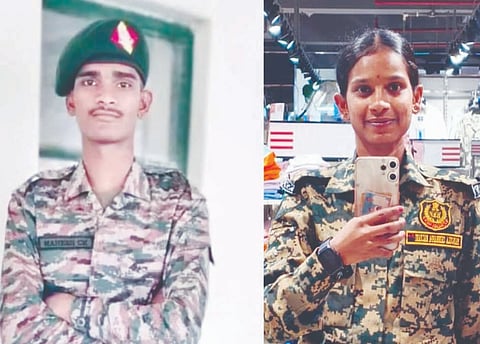 ಭಾರತೀಯ ಸೇನೆಯಲ್ಲಿ ಸೇವೆ ಸಲ್ಲಿಸುತ್ತಿರುವ ಅಕ್ಕ-ತಮ್ಮ.