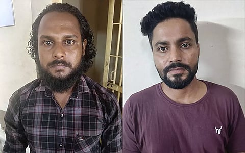 ಮಹಿಳೆಯ ಕೊಲೆಗೆ ಯತ್ನಿಸಿ ಶಿಕ್ಷೆಗೆ ಗುರಿಯಾದ ಅಪರಾಧಿಗಳಾದ ನಾಗೇಶ್​ ಹಾಗೂ ಮಿಥುನ್​.