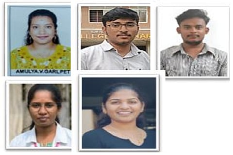 ಅಮ್ಯೂಲ್ ವಿ.ಗಾರ್ಲಪೇಟ್ ,ಎಚ್.ಪ್ರಜ್ವಲ್, ಎ.ಭೂಮಿಕಾ,ಎನ್.ಎಸ್.ಸುನೀಲ್,,ಎಸ್.ನಂದನಾ