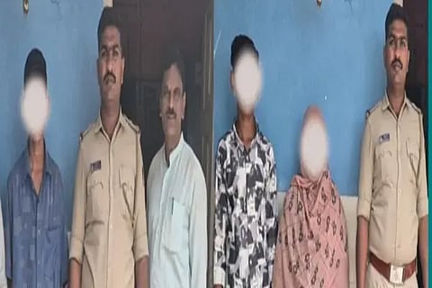 ಶಾಲೆ ಬಿಟ್ಟ ಮಕ್ಕಳನ್ನು ಮರಳಿ ಶಾಲೆಗೆ ಸೇರಿಸಿದ ಭದ್ರಾವತಿ ಪೊಲೀಸರು.