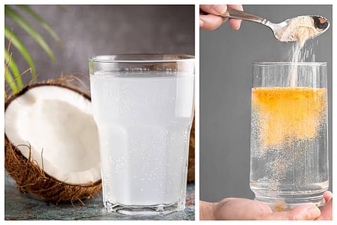 Health benefits of coconut water and  ORS