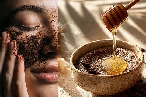 Coffee face pack for glowing skin