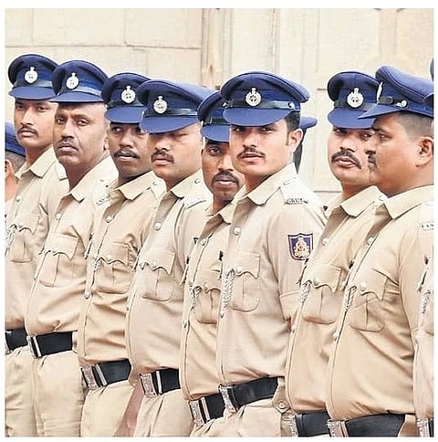 police units halted