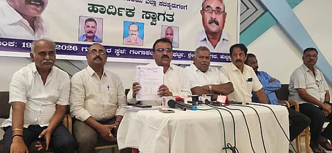 contractors ರಾಜ್ಯ ಕಾಂಟ್ರಾಕ್ಟರ್​ ಅಸೋಸಿಯೇಶನ್​ ಅಧ್ಯಕ್ಷ ಮಂಜುನಾಥ ಹೇಳಿಕೆ. 
