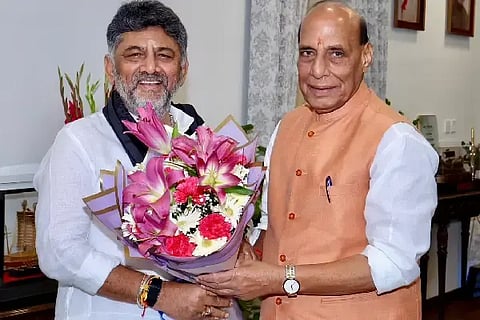 ಕೇಂದ್ರ ರಕ್ಷಣಾ ಸಚಿವ ರಾಜನಾಥ್ ಸಿಂಗ್‌ಗೆ ಉಪಮುಖ್ಯಮಂತ್ರಿ ಡಿ.ಕೆ. ಶಿವಕುಮಾರ್ ಮನವಿ