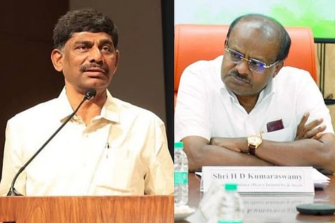 ಹಿತಶತ್ರುಗಳನ್ನು ಪತ್ತೆಹಚ್ಚಲು ಚುನಾವಣೆಗೆ ಸ್ಪರ್ಧೆ ಎಂದ ಎಚ್​ಡಿಕೆ!  ಕುಮಾರಸ್ವಾಮಿ ಬಾಯಿ ಸರಿ ಇಲ್ಲ ಎಂದು ಡಿ.ಕೆ. ಸುರೇಶ್ ವಾಗ್ದಾಳಿ
