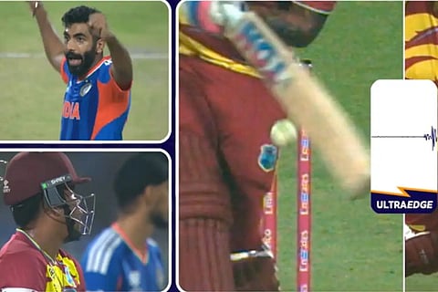 DRS ತೆಗೆದುಕೊಂಡರೂ ಸಿಗದ ಫಲ: ಹೆಟ್ಮೆಯರ್​ ಬೇಸರ​, ಕೋಪಗೊಂಡ ವಿಂಡೀಸ್​ ಕೋಚ್ ಡ್ಯಾರೆನ್​ ಸ್ಯಾಮಿ...! DRS Call 