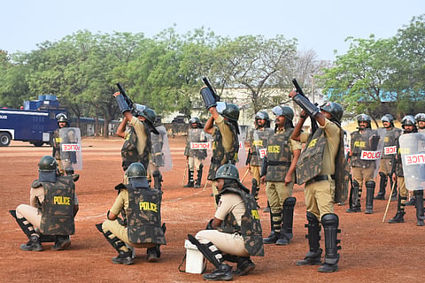 mock demonstration