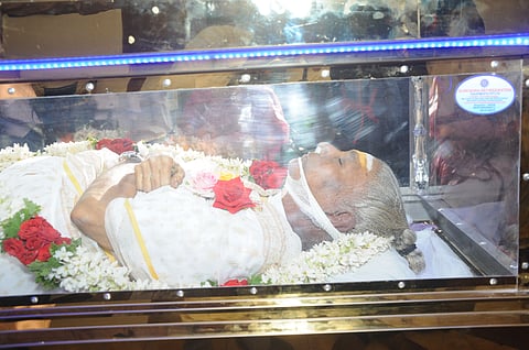 ಜಾನಕಿ ಅವರ ಪಾರ್ಥಿವ ಶರೀರ
