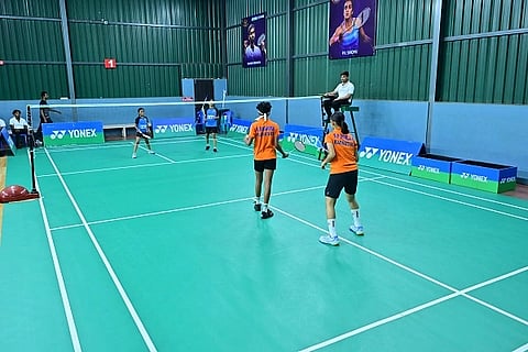 ಡಬಲ್ಸ್​ನಲ್ಲಿ ಶಾನ್ವಿ/ಶಾಂಭವಿ ಶರ್ಮ ಜೋಡಿ ಮೋಡಿ 