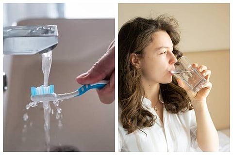 Drink Water Before Brushing